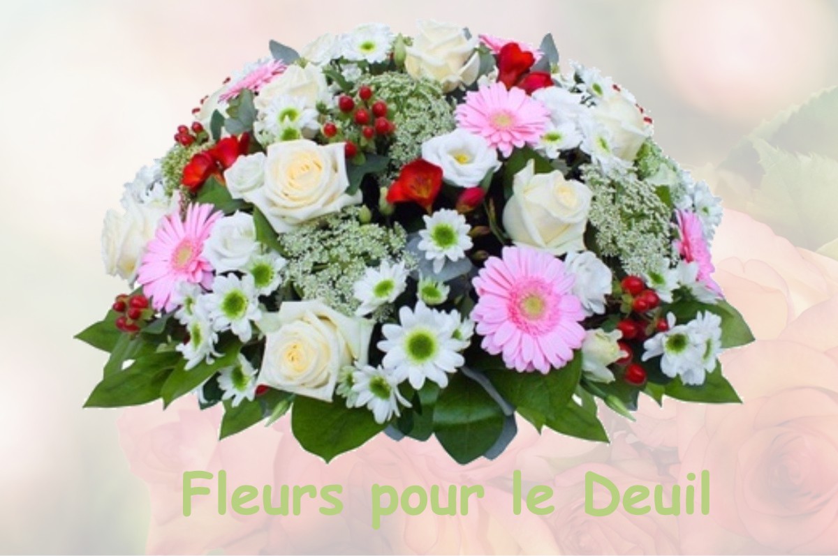 fleurs deuil POISAT